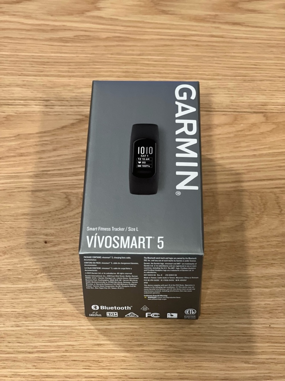 Garmin Vivosmart 5 Smart Fitness Tracker - Black